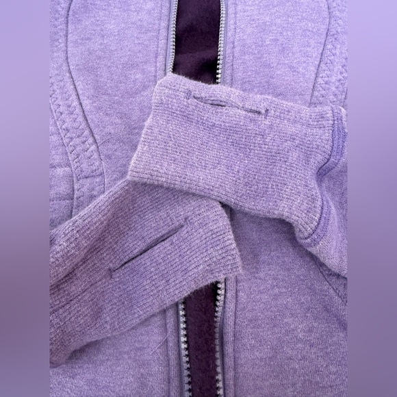 lululemon rare Calm & Cozy full zip  Purple Jacket size women’s 6 - Picture 2 of 7